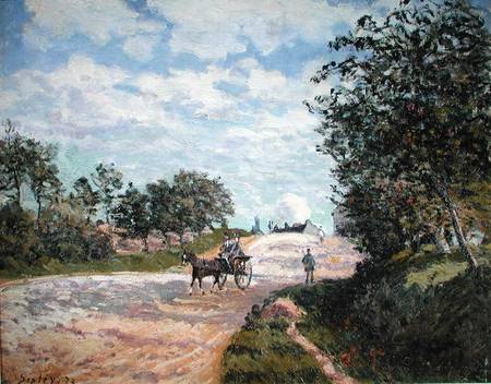 The Road to Nantes at Choisy le Roy à Alfred Sisley