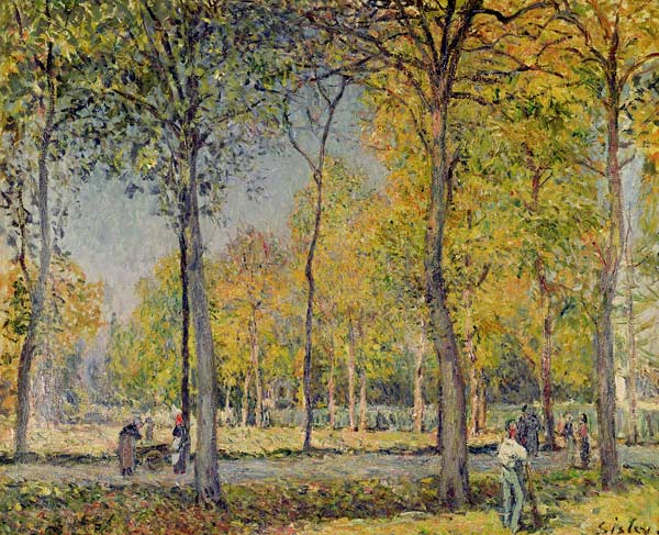 The Bois de Boulogne à Alfred Sisley