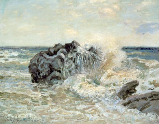 The Wave, Lady's Cove, Langland Bay à Alfred Sisley