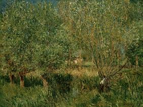 A.Sisley, Weiden am Ufer der Orvanne