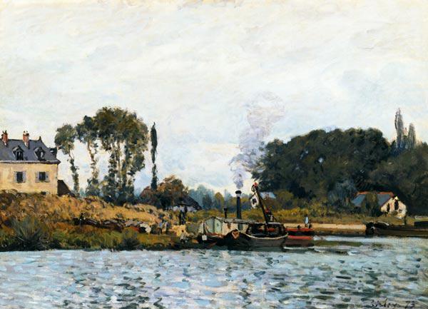 A.Sisley / Bateaux ecluse de Bougival