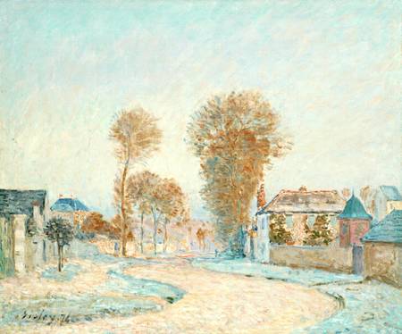 The First White Frost à Alfred Sisley