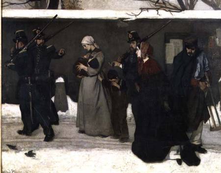 What is Called Vagrancy or, The Hunters of Vincennes à Alfred Stevens