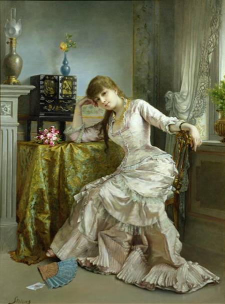 Portrait of a Young Woman à Alfred Stevens