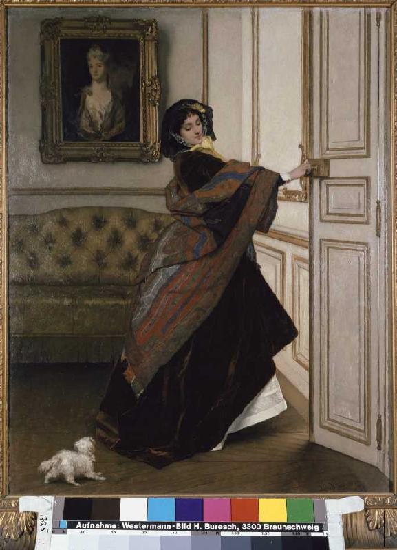 Veux-tu sortir avec moi, Fido. à Alfred Stevens