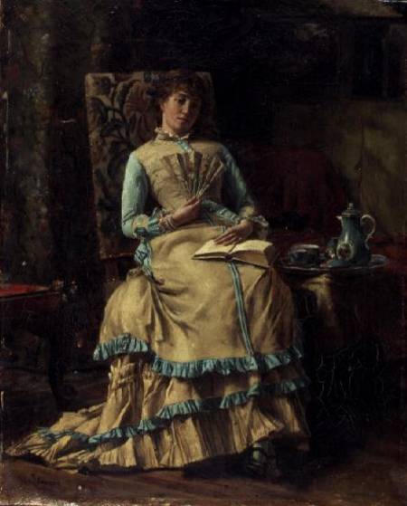 Woman in an Interior à Alfred Stevens