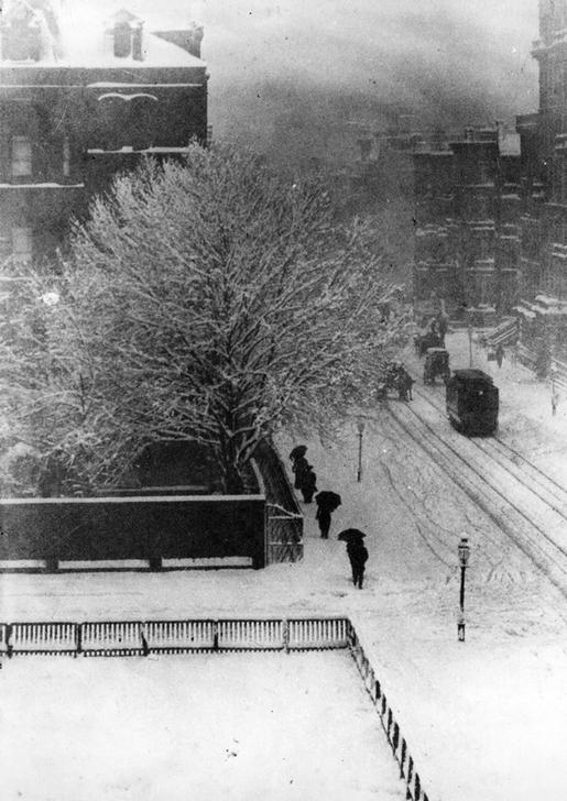 Straßenbild im Winter à Alfred Stieglitz