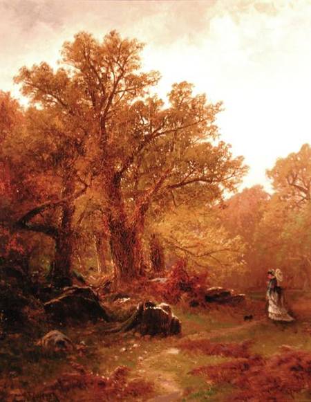 Autumn Stroll à Alfred Thompson Bricher