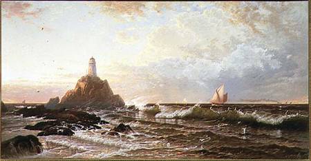 The Lighthouse à Alfred Thompson Bricher