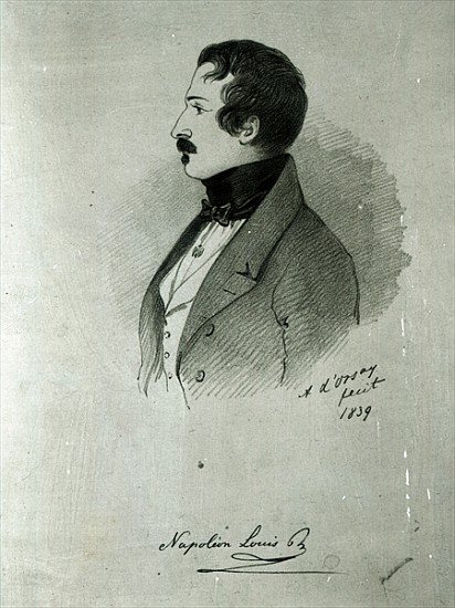 Portrait of Napoleon III (1808-73) as a young man à Alfred d' Orsay