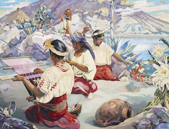 The Weavers of Atitlan à Alfredo Gálvez Suárez