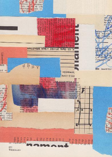 Abstract Mixed Media Collage #2