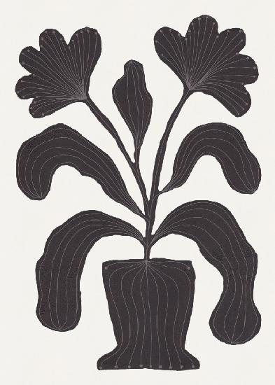 Linocut Flowers #2