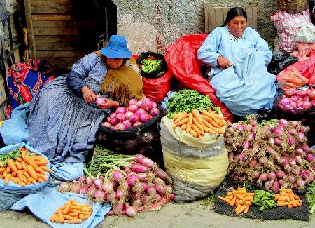 Morning market - Cusco, Peru