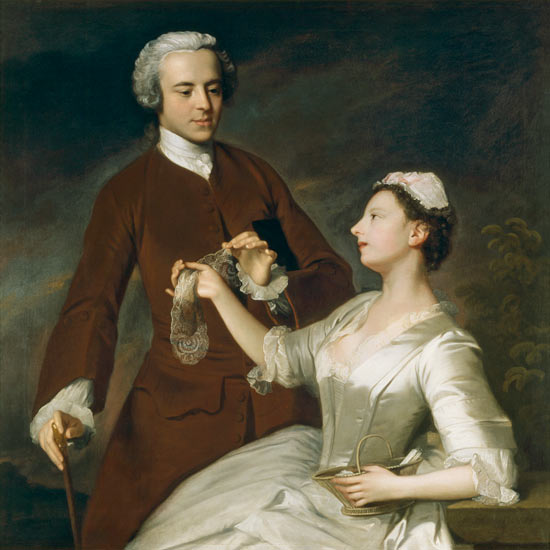Portrait of Sir Edward and Lady Turner à Allan Ramsay