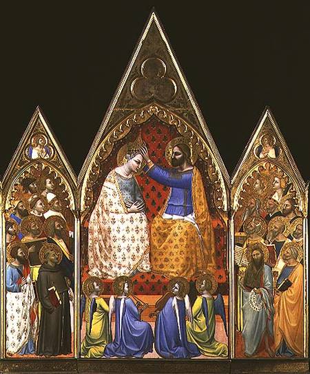 Coronation of the Virgin à Allegretto Nuzi