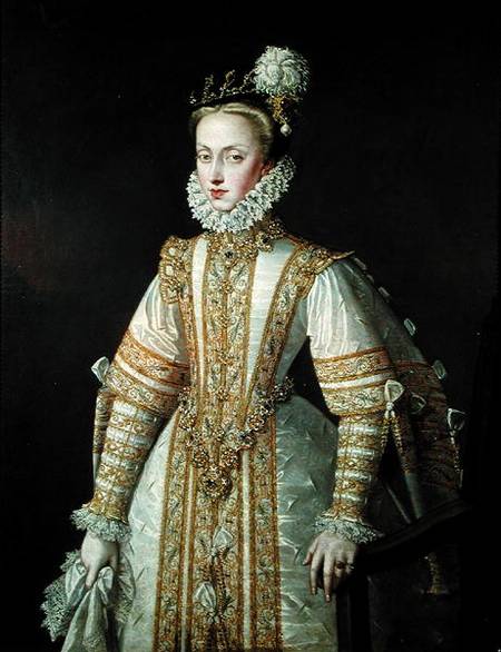Anne of Austria (1549-80) Queen of Spain à Alonso Sánchez-Coello