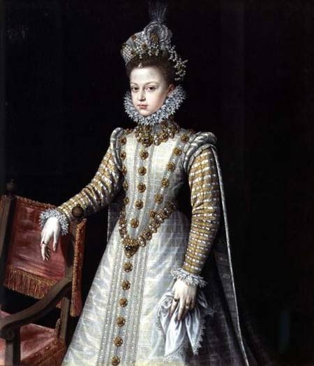 The Infanta Isabel Clara Eugenie (1566-1633) à Alonso Sánchez-Coello