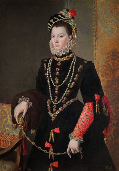 Elizabeth de Valois, 1604-8 à Alonso Sanchez Coello