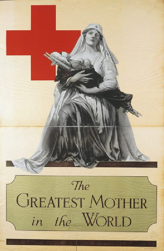 The Greatest Mother in World - WWI Red Cross poster, 1918 (colour litho) à Alonzo Earl Foringer