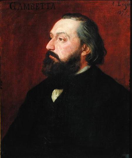 Leon Gambetta (1838-82) à Alphonse Legros