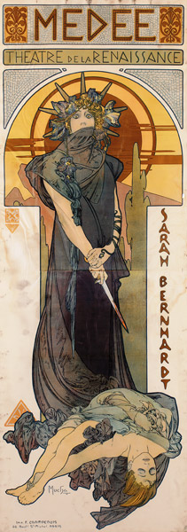 Medea à Alphonse Mucha