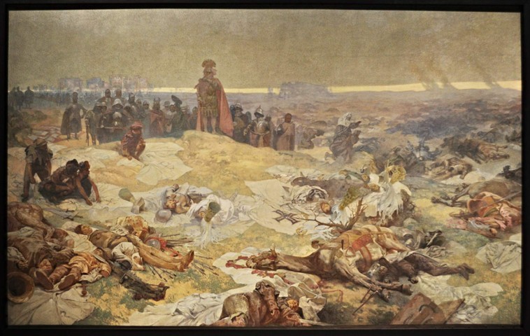 After the Battle of Grunwald. The Solidarity of the Northern Slavs (The cycle The Slav Epic) à Alphonse Mucha
