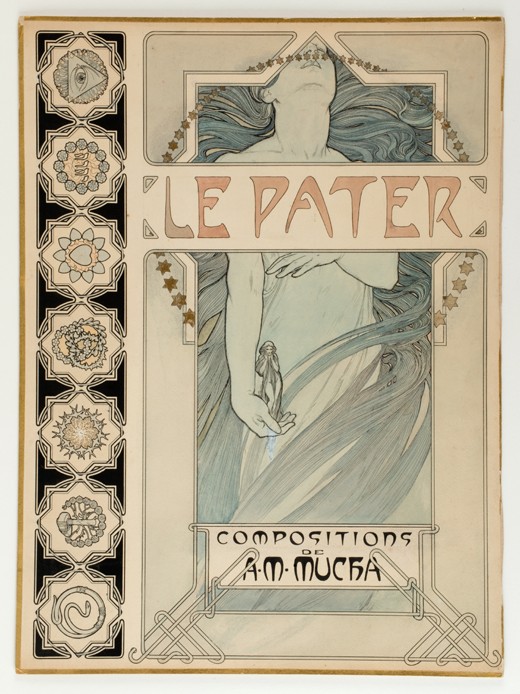Cover Design for the illustrated edition Le Pater à Alphonse Mucha