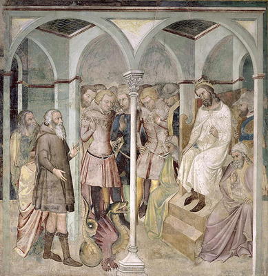 Moses and the Brazen Serpent, 1356-67 (fresco) à also Manfredi de Battilori Bartolo di Fredi