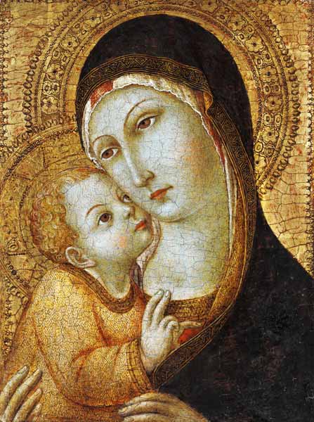 Madonna and Child à also Ansano di Pietro di Mencio Pietro Sano di