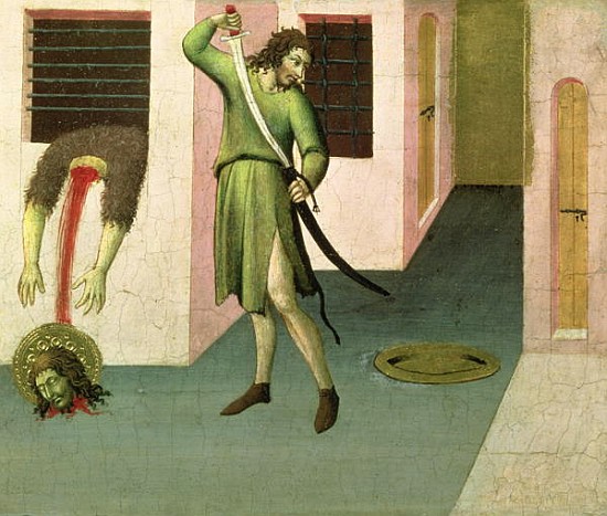 The Beheading of St. John the Baptist (see also 53648) à also Ansano di Pietro di Mencio Pietro Sano di