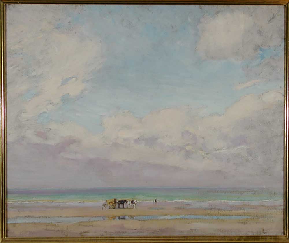 Clamming, Normandy Beach, c.1911 à Alson Skinner Clark