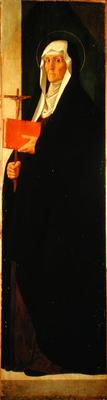 St. Clare, c.1485-90 (tempera on panel) à Alvise Vivarini