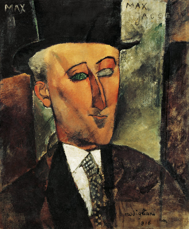 portrait de Max Jacob. à Amadeo Modigliani