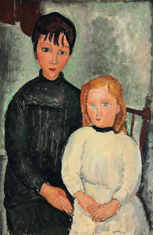 Die beiden Mädchen à Amadeo Modigliani