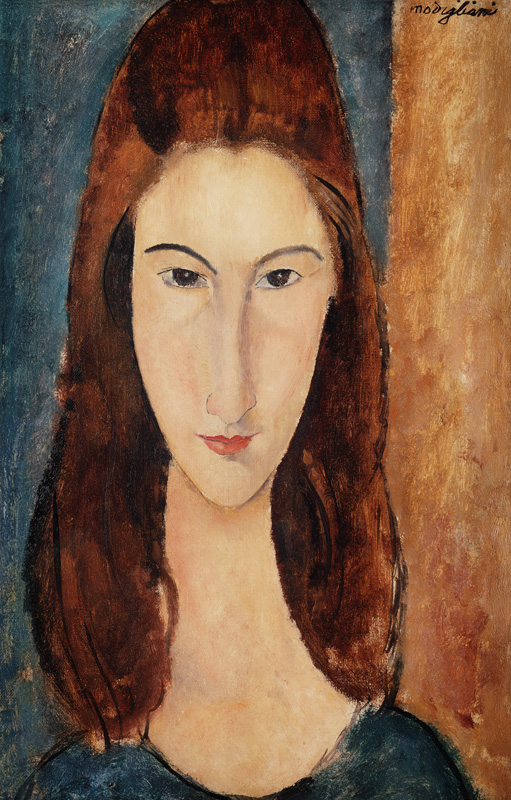 Portait de Jeanne Hebuterne à Amadeo Modigliani