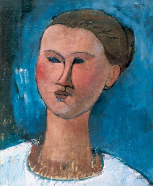 Portrait of a young woman à Amadeo Modigliani