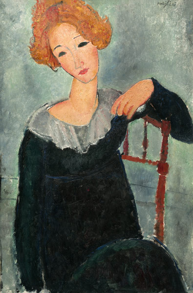 Rothaarige Frau à Amadeo Modigliani