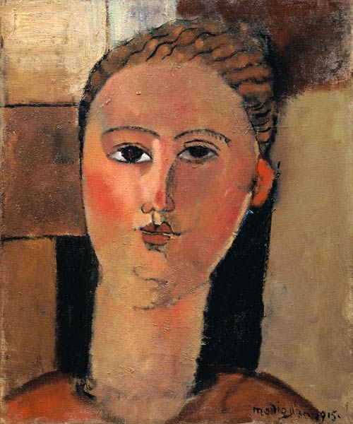 Le visage rouge. à Amadeo Modigliani