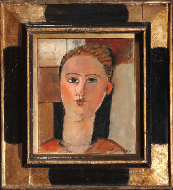 Girl with red hair à Amadeo Modigliani