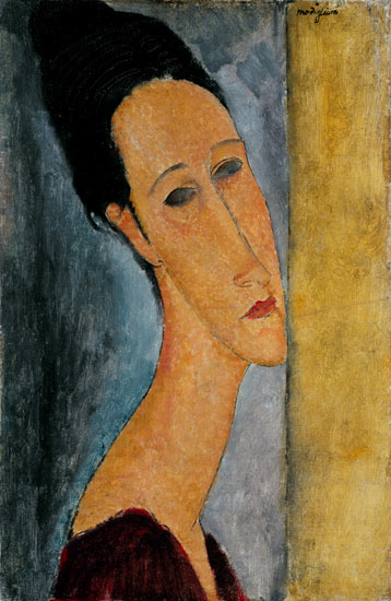 Portrait of Jeanne Hebuterne à Amadeo Modigliani