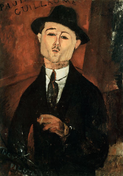 Paul Guillaume / Modigliani painting à Amadeo Modigliani