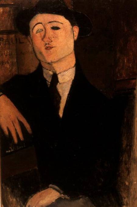 Paul Guillaume seated à Amadeo Modigliani