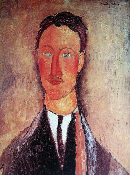 Portrait of Léopold Survage (1879-1968) à Amadeo Modigliani