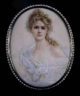 Engagement Portrait of Ruth Moore (1873-1967)