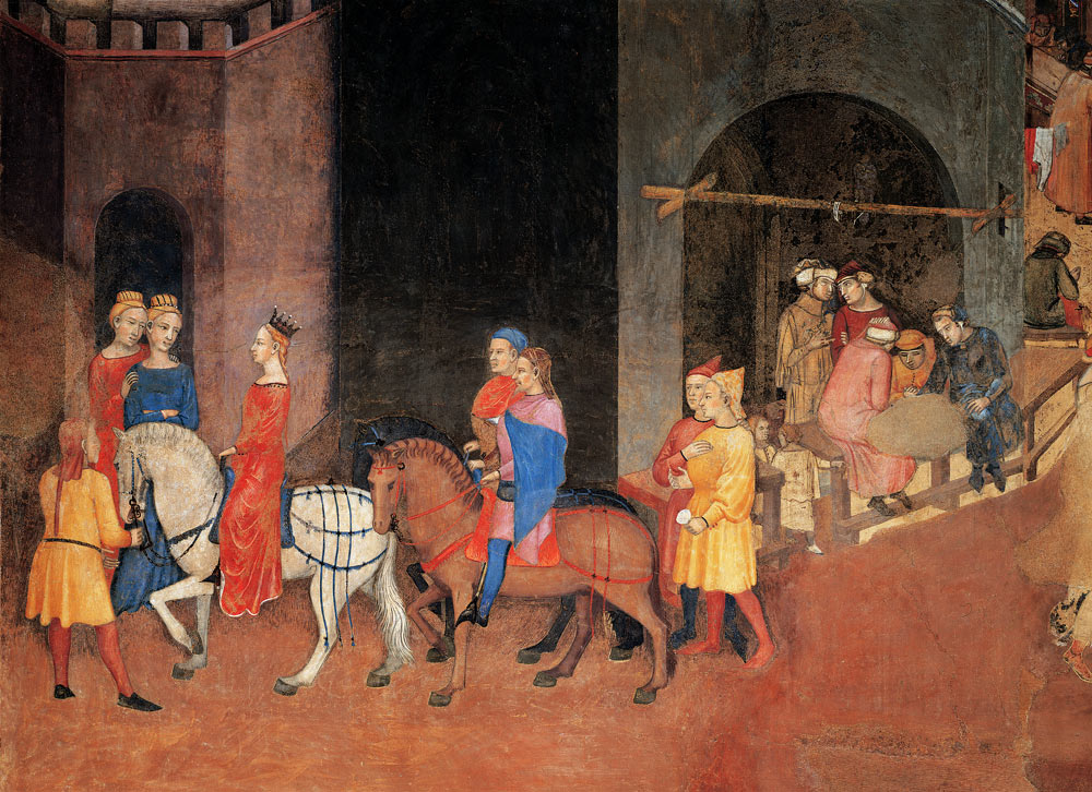 Buon Governo, Bridal Proc. à Ambrogio Lorenzetti