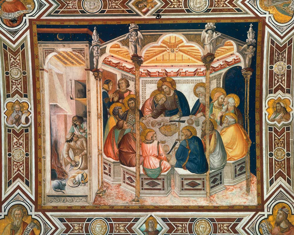 Das Abendmahl à Ambrogio Lorenzetti