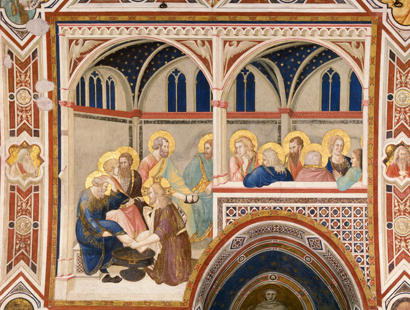 Die Fusswaschung à Ambrogio Lorenzetti