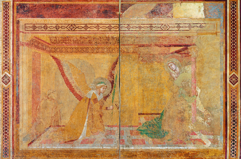 The Annunciation, second quarter of the 14th century à Ambrogio Lorenzetti