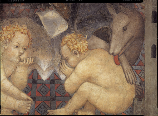 Aschius and Senius à Ambrogio Lorenzetti